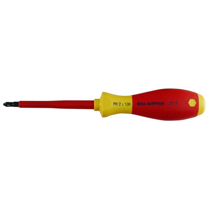 Insulated Phillips Screwdriver, #0 x 60mm Blade